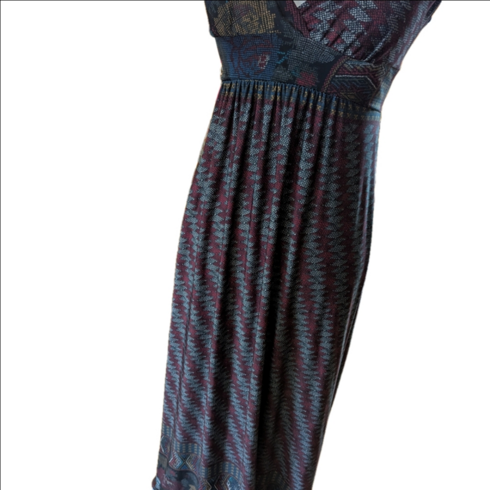 Elegant Multicolor Maxi Dress